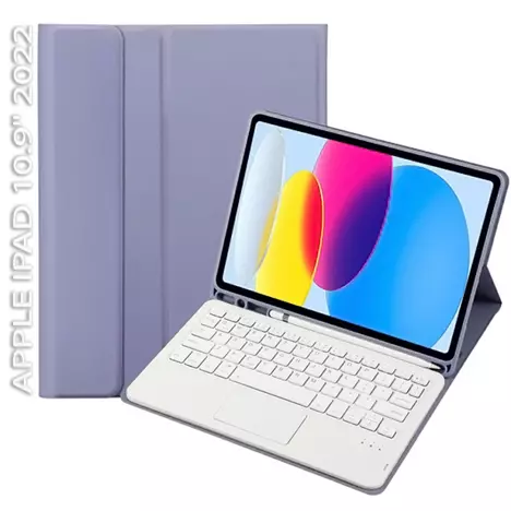Чехол для планшета BeCover Keyboard+TouchPad Apple iPad 10.9'' 2022 Purple (712380) - Фото 5