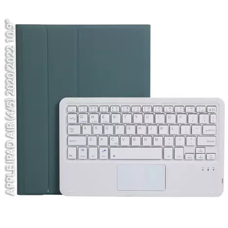Чехол для планшета BeCover Keyboard+TouchPad Apple iPad Air (4/5) 2020/2022 10.9'' Dark Green (712371) - Фото 5