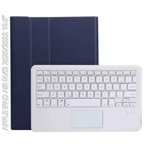 Чехол для планшета BeCover Keyboard+TouchPad Apple iPad Air (4/5) 2020/2022 10.9'' Deep Blue (712370) - Фото 2