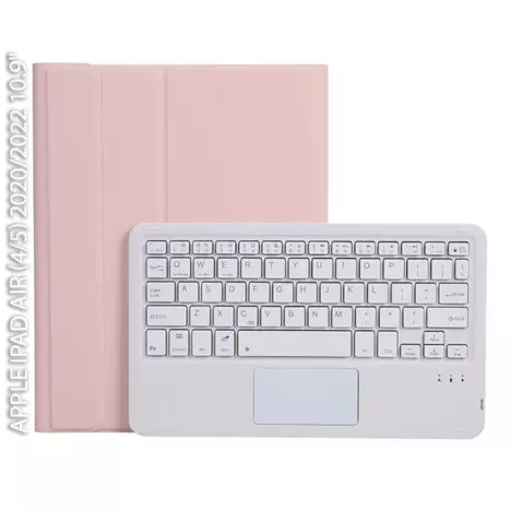 Чехол для планшета BeCover Keyboard+TouchPad Apple iPad Air (4/5) 2020/2022 10.9'' Pink (712373) - Фото 6