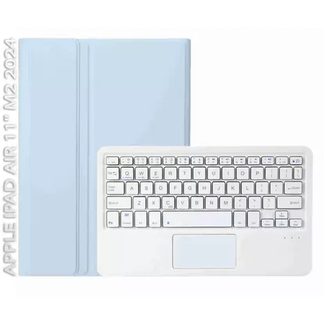 Чехол для планшета BeCover Keyboard+TouchPad Apple iPad Air 11'' M2 2024 Light Blue (712598) - Фото 6