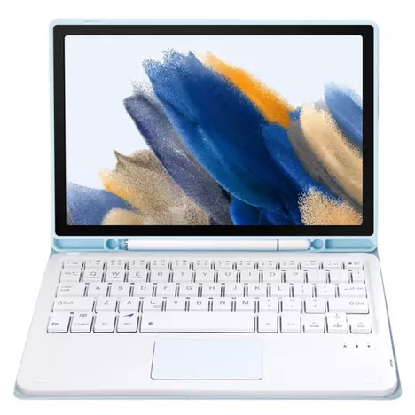 Чехол для планшета BeCover Keyboard+TouchPad Apple iPad Air 11'' M2 2024 Light Blue (712598) - Фото 4