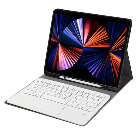 Чехол для планшета BeCover Keyboard+TouchPad Apple iPad Pro 12.9 2018/2021/2022 Dark Green (712383) - Фото 6