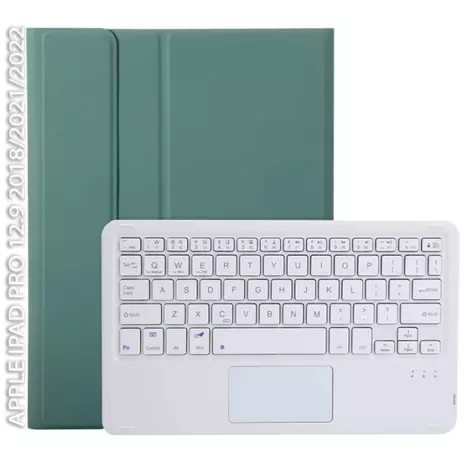 Чехол для планшета BeCover Keyboard+TouchPad Apple iPad Pro 12.9 2018/2021/2022 Dark Green (712383) - Фото 2