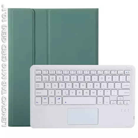Чехол для планшета BeCover Keyboard+TouchPad Lenovo Tab M10 (3rd Gen) TB-328F 10.1'' Dark Green (712389) - Фото 1