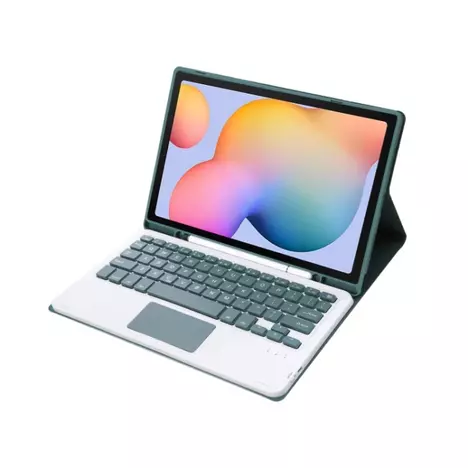 Чехол для планшета BeCover Keyboard+TouchPad Samsung Tab S6 Lite 10.4 P610/P613/P615/P619 Dark Green (712363) - Фото 3