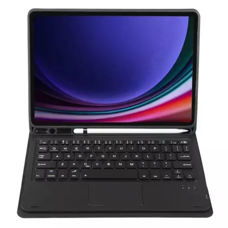 Чехол для планшета BeCover Keyboard+TouchPad Samsung S9 (SM-X710/SM-X716)/S9 FE (SM-X510/SM-X516B) 11.0'' Black (712417) - Фото 1