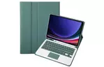 Чехол для планшета BeCover Keyboard+TouchPad Samsung Tab S9 (SM-X710/SM-X716)/S9 FE (SM-X510/SM-X516B) 11.0'' Dark Green (712419)