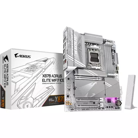 Материнская плата GIGABYTE X870 AORUS ELITE WIFI7 ICE (X870 A ELITE WF7 ICE) - Фото 2