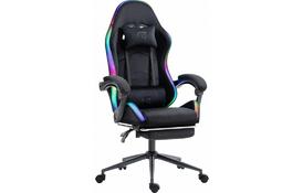 Крісло ігрове GT Racer X-2325 Fabric Black LED (X-2325 Fabric Black L) - Фото