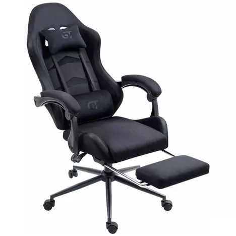Кресло игровое GT Racer X-2325 Fabric Black LED (X-2325 Fabric Black L) - Фото 9