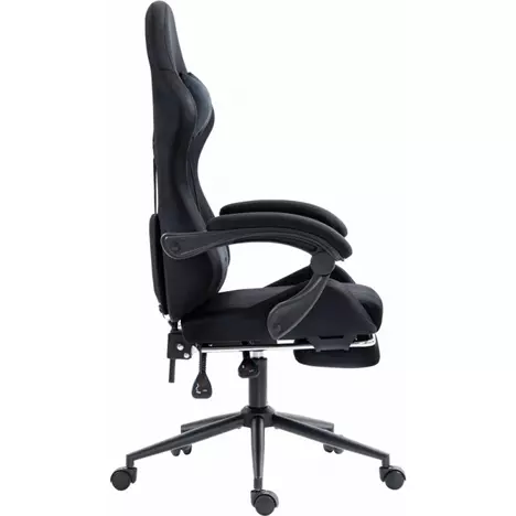 Кресло игровое GT Racer X-2325 Fabric Black LED (X-2325 Fabric Black L) - Фото 4