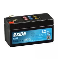 Аккумулятор автомобильный EXIDE START-STOP AGM 1,2Ah (+/-) (18CCA) (EK013)