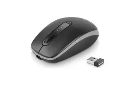 Мышка REAL-EL RM-455W Wireless/Bluetooth Black/Gray (EL123200047) - Фото