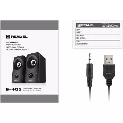 Акустическая система REAL-EL S-405 USB Black (EL121100016) - Фото 5