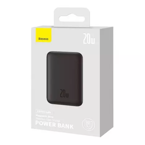 Батарея универсальная Baseus Wireless Magnetic Mini 10000mAh 20W, Black (PPCX030001\PPCXM10) (P10022100112-00) - Фото 3