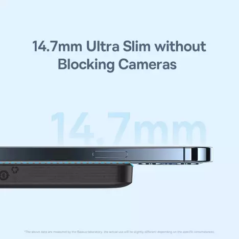 Батарея универсальная Baseus Wireless Magnetic Mini 10000mAh 20W, Black (PPCX030001\PPCXM10) (P10022100112-00) - Фото 8