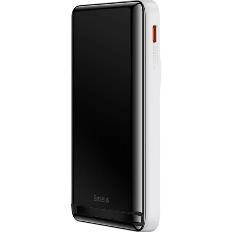 Батарея универсальная Baseus Magnetic Bracket 10000mAh 20W, White (PPCXZ10) (PPCX000002) - Фото 1