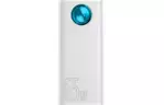 Батарея универсальная Baseus Amblight Digital Quick 30000mAh 65W, White (PPLG000102)