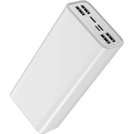 Батарея универсальная Baseus Amblight Digital Quick 30000mAh 65W, White (PPLG000102) - Фото 2