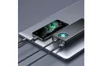 Батарея универсальная Baseus Amblight Digital Quick 30000mAh 65W, Black (PPLG00101)