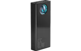 Батарея універсальна Baseus Amblight Digital Quick 30000mAh 65W, Black (PPLG00101) - Фото