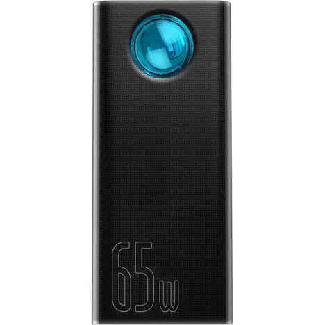Батарея универсальная Baseus Amblight Digital Quick 30000mAh 65W, Black (PPLG00101) - Фото 6