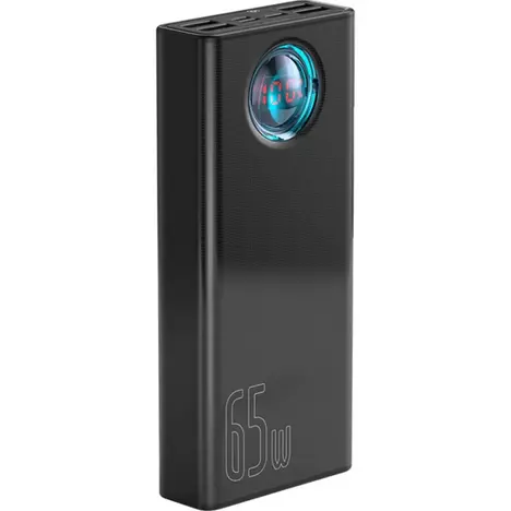 Батарея универсальная Baseus Amblight Digital Quick 30000mAh 65W, Black (PPLG00101) - Фото 4