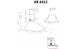 Вытяжка кухонная PERFELLI KR 6412 BL LED