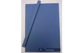 Канал 10 мм с верхней и нижней обложкой А4, синий - Фото