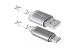 Дата кабель USB08-03LT USB - Micro USB, GrayLED backlight, 1m Defender (87554)