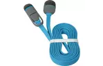 Дата кабель USB10-03BP USB - Micro USB/Lightning, blue, 1m Defender (87487)