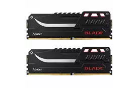 Модуль пам'яті для комп'ютера DDR4 16GB (2x8GB) 3600 MHz BLADE Series Apacer (EK.16GA4.GGBK2) - Фото