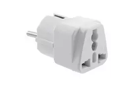 Переходник Atcom UK/US-розетка - Евро-вилка (17441) - Фото