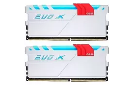 Модуль памяти для компьютера DDR4 16GB (2x8GB) 3000 MHz EVO X White H GEIL (GEXG416GB3000C15ADC) - Фото