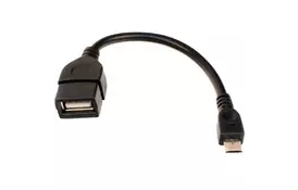 Переходник USB AF to micro USB M 0.15m PATRON (CAB-PN-USB-F-MICRUSB) - Фото