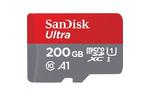 Карта памяти SANDISK 200GB micro-SDXC class 10 UHS-I Ultra (SDSQUAR-200G-GN6MA)