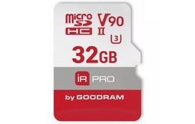 Карта памяти GOODRAM 32GB microSDHC UHS II V90 U3 IRDM PRO (IRP-M9BA-0320R11) - Фото