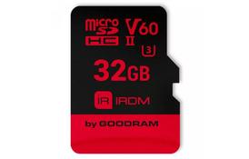 Карта памяти GOODRAM 32GB microSDHC UHS II V60 U3 IRDM (IR-M6BA-0320R11) - Фото