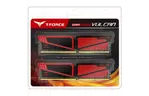 Модуль памяти для компьютера DDR4 16GB (2x8GB) 3200 MHz T-Force Vulcan Red Team (TLRED416G3200HC16CDC01)