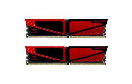 Модуль пам'яті для комп'ютера DDR4 16GB (2x8GB) 3200 MHz T-Force Vulcan Red Team (TLRED416G3200HC16CDC01) - Фото
