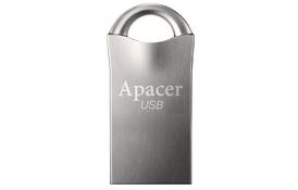 USB флеш накопичувач Apacer 16GB AH158 Ashy USB 3.0 (AP16GAH158A-1) - Фото