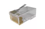Коннектор Molex RJ45 cat.5e UTP, 1.27 мкм gold (02-558P)