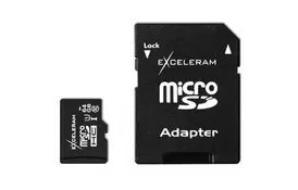 Карта памяти eXceleram 64GB Miсro-SDXC class 10, UHS-I, V30 (MSD6410AU3V30) - Фото