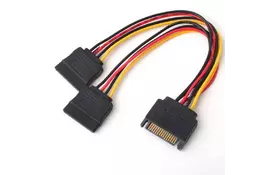 Кабель питания SATA power 2x 0.2m Atcom (14366) - Фото