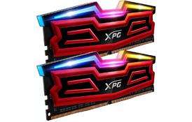 Модуль памяти для компьютера DDR4 16GB (2x8GB) 3000 MHz XPG Spectrix D40 Red ADATA (AX4U300038G16-DRS) - Фото