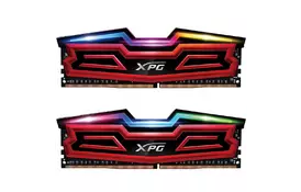 Модуль памяти для компьютера DDR4 16GB (2x8GB) 2400 MHz XPG Spectrix D40 Red ADATA (AX4U240038G16-DRS) - Фото