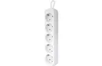 Сетевой удлинитель Defender E550 5.0 m 5 роз white (99231)
