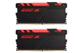 Модуль памяти для компьютера DDR4 32GB (2x16GB) 2400 MHz EVO X Black RGB LED GEIL (GEXB432GB2400C16DC) - Фото