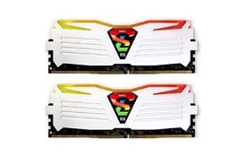 Модуль пам'яті для комп'ютера DDR4 16GB (2x8GB) 3200 MHz Super Luce White RGB LED GEIL (GLWC416GB3200C16ADC) - Фото